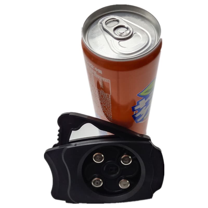 Abridor de Latas Multifuncional Portátil em Aço Inoxidável, Abridor de Garrafas para Latas de Cerveja e Refrigerante, Fe