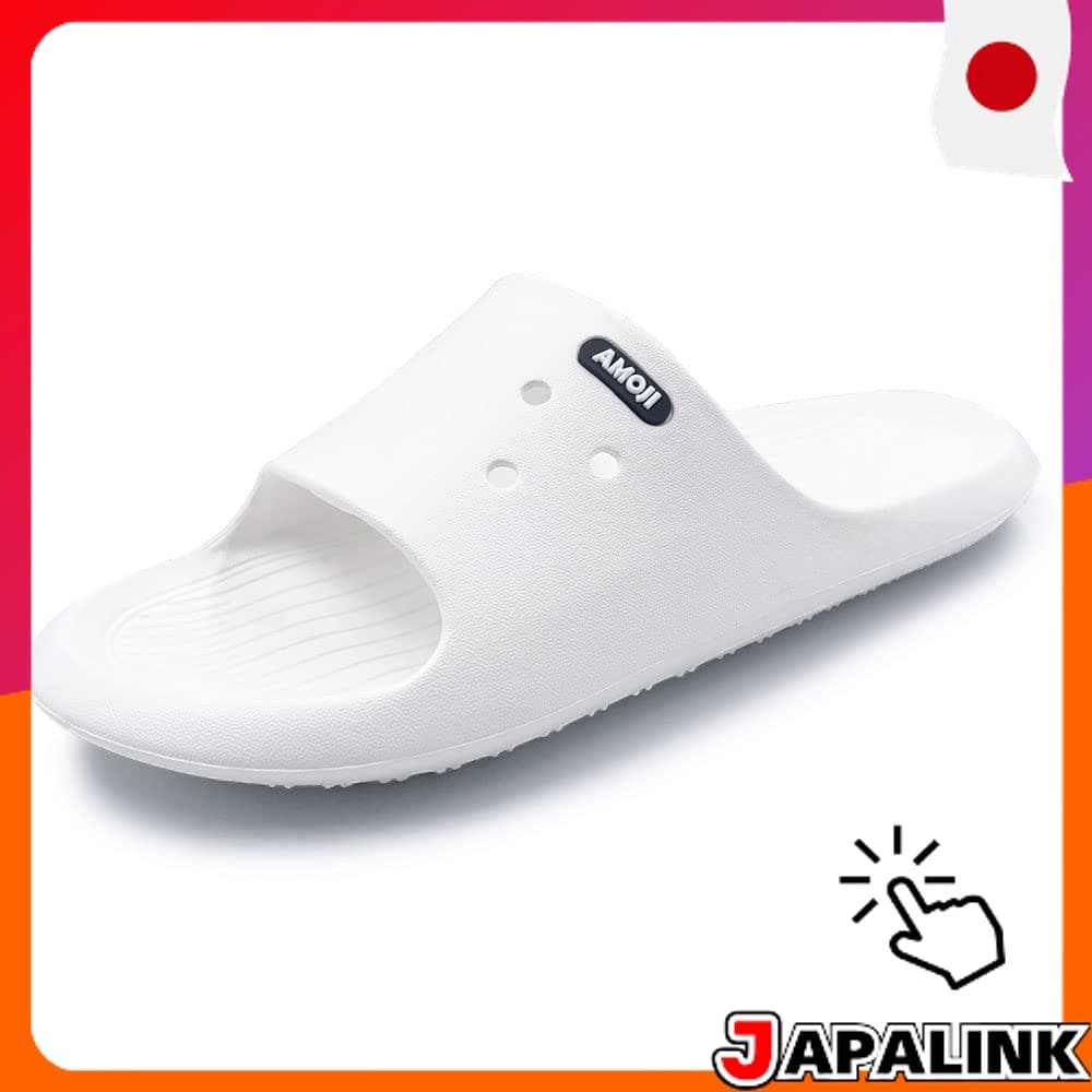 Amoji Sandália Slipper Masculina e Feminina, Chinelos de Banho, Slide, EVA, Conforto para Casa e Praia 【Direct from Japan】