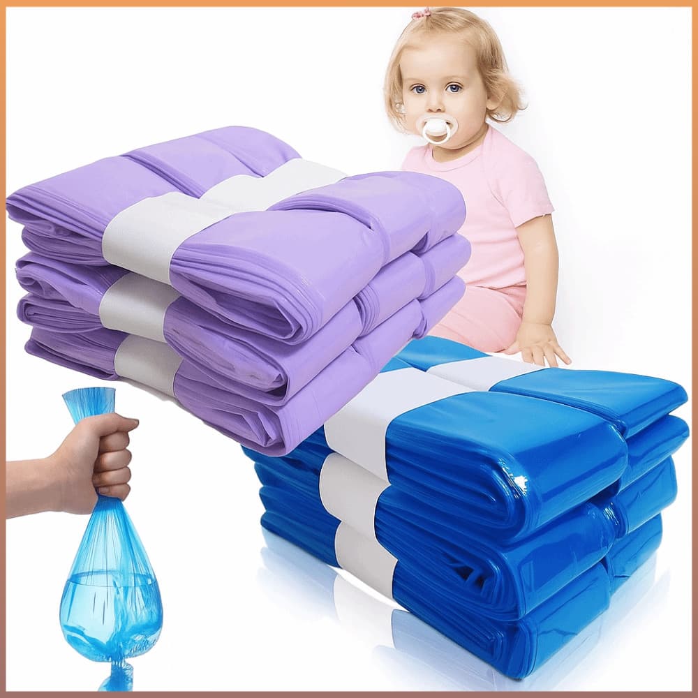 Sacos De Lixo De Fraldas , Recargas De Lixeira Espessadas Resistentes A Rasgos , De Bebê Para Quartos De Berçário