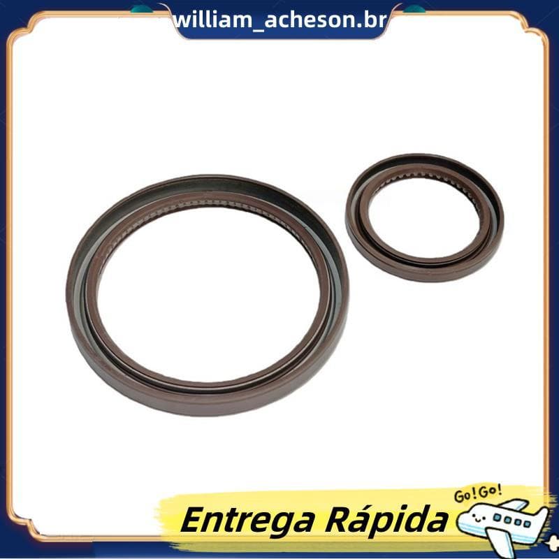 Conjunto De Substituição De Vedação De Óleo Do Virabrequim (2 Pacotes) Para Números De Peças RSX TSX 91214-RNB-A01/91212