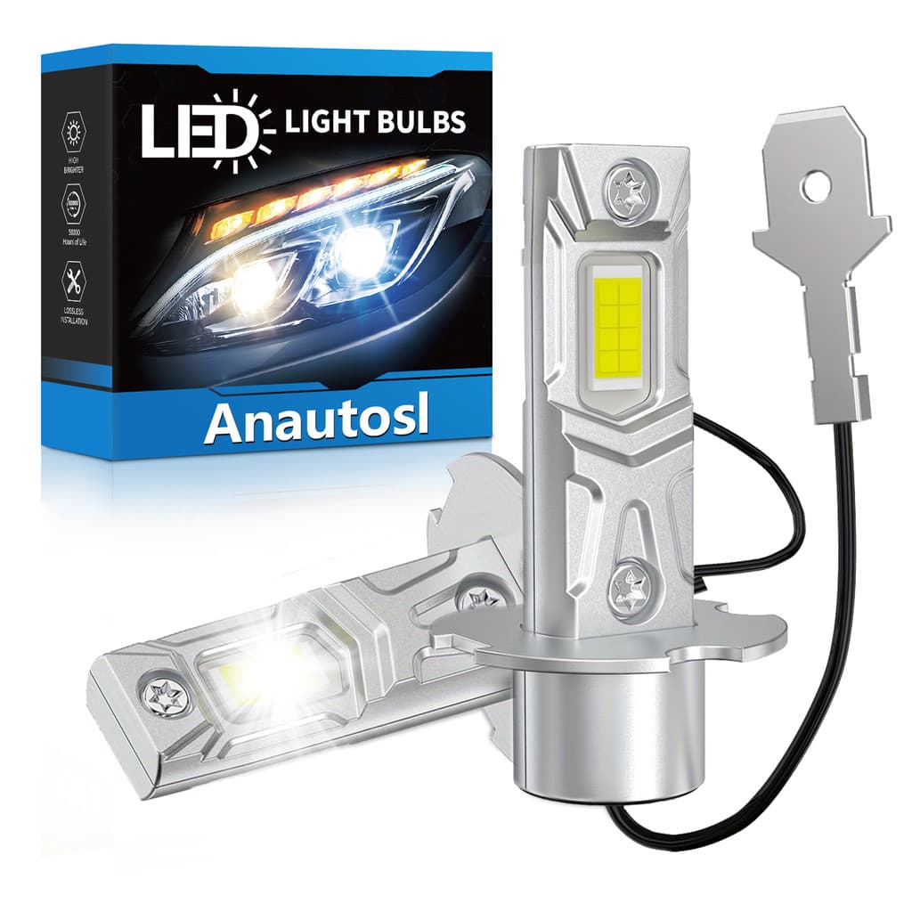 2 Pçs H3 LED Lâmpadas De Nevoeiro Canbus 1 : 1 280W 38000LM 6500K Branco Super Brilhante Faróis 12V Plug and Play Lâmpad