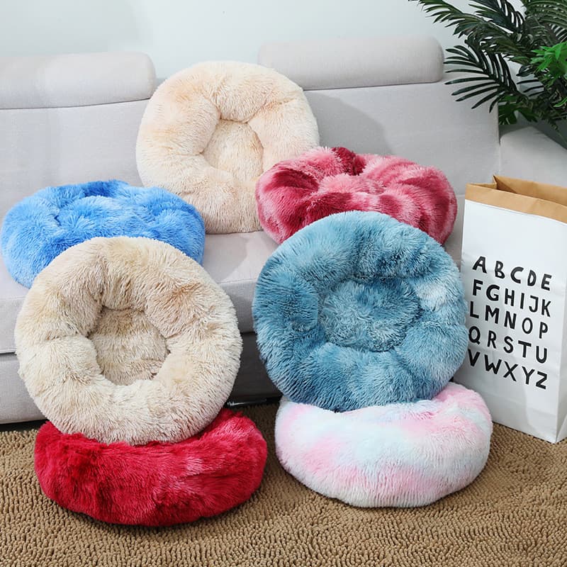 Cama de gato cama de cachorro inverno quente cama de cachorro cama de animal de estimação pequena cama de cachorro de ta