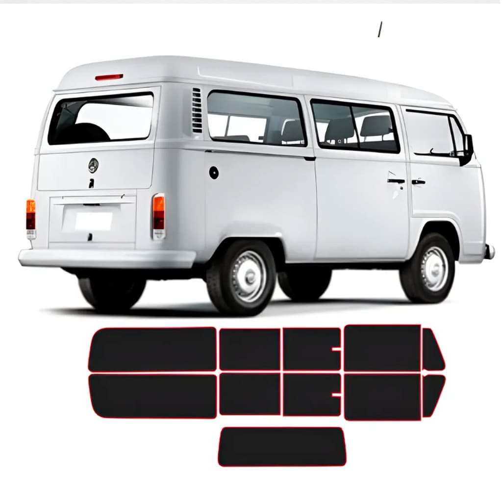 Película Insulfilm Vw Kombi 2006 a 2015 Corte Computadorizado