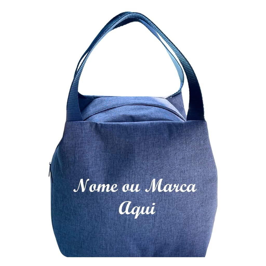 Bolsa Lancheira Térmica Com Alça de Mão Personalizada