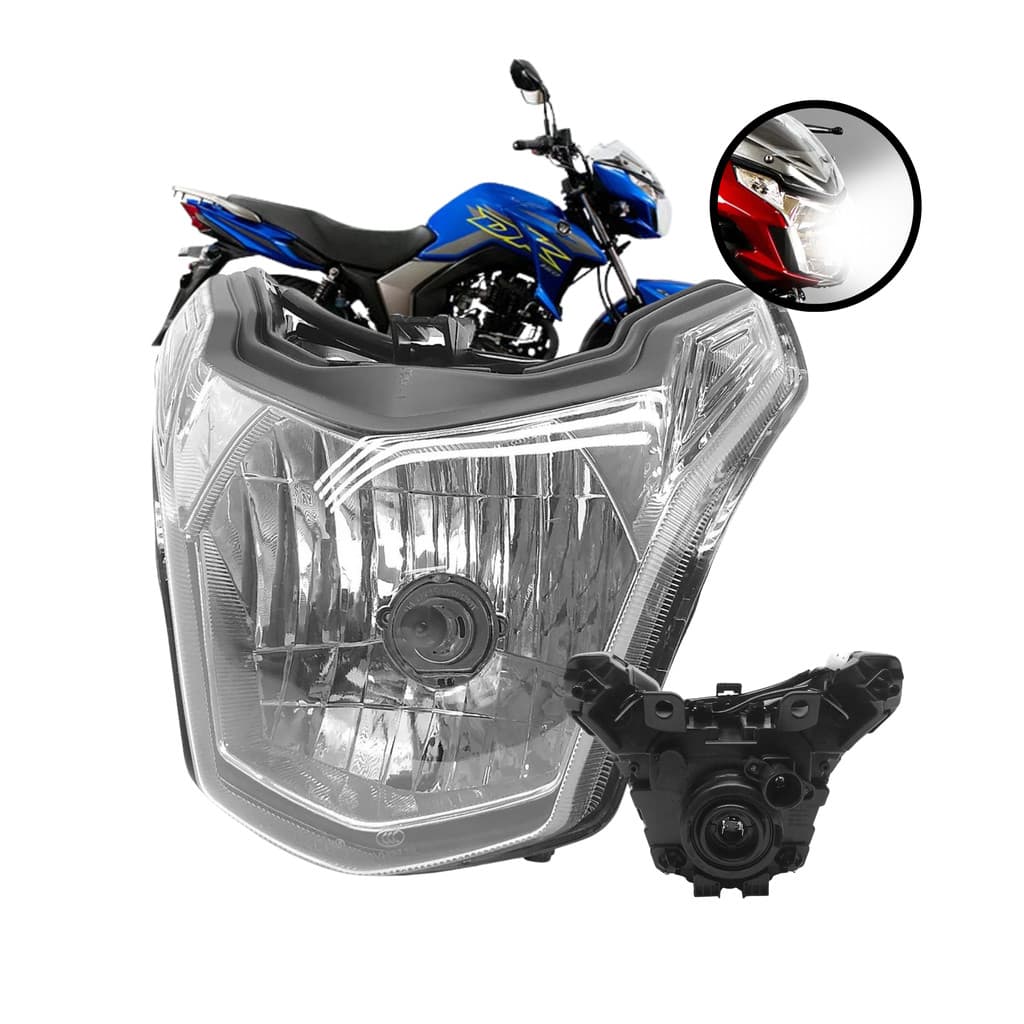 Bloco Óptico Haojue Dk 150 2017-2024 Farol Completo