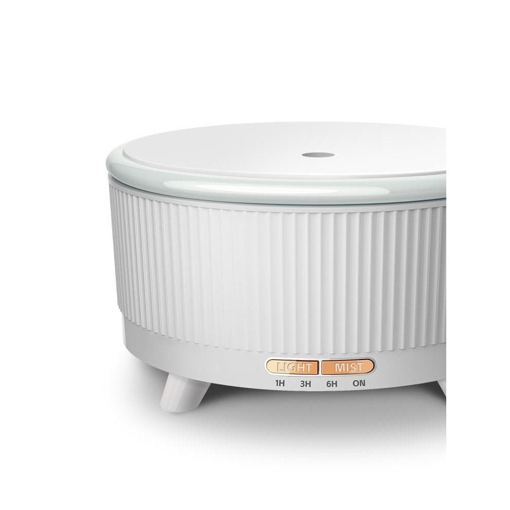 2024 Difusor ultrassônico de Aroma branco, grão de madeira doméstico, grande capacidade, 500ml, umidificador, quarto, di