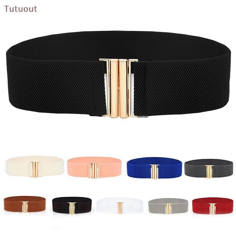 TUTU Cinto Feminino Elástico Skinny Largo Espartilho Envoltório Cintura Vestido Acessórios BR