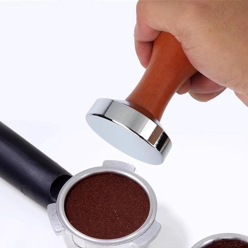 Prensa de pó de aço inoxidável para café, grão estrela, três prensas, martelo em pó, prensa constante constante, recepto