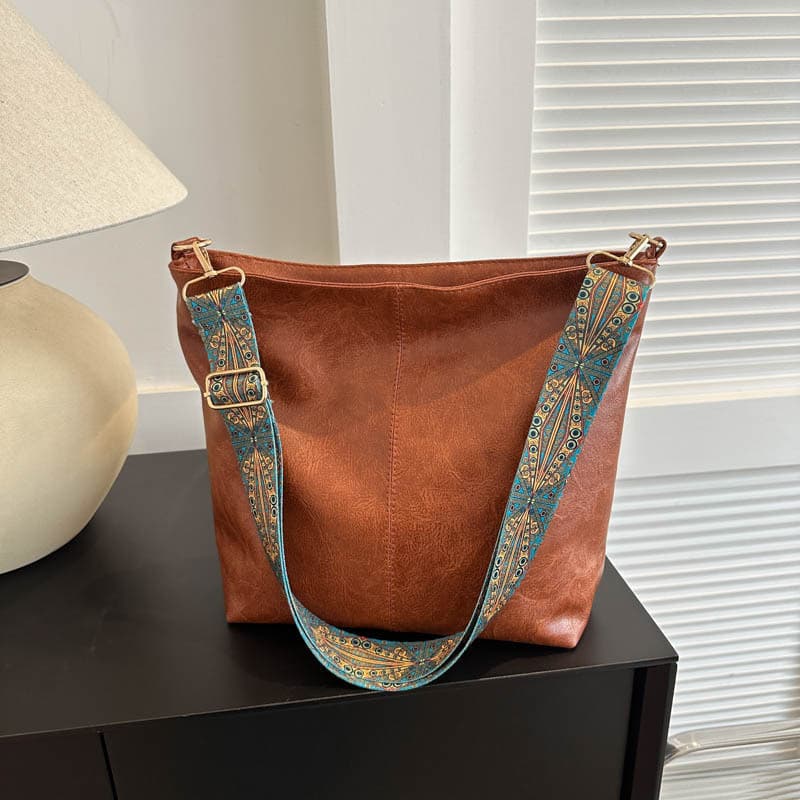 Bolsa transversal vintage de alta qualidade, adequada para uso diário, grande capacidade, nova bolsa feminina da moda 7