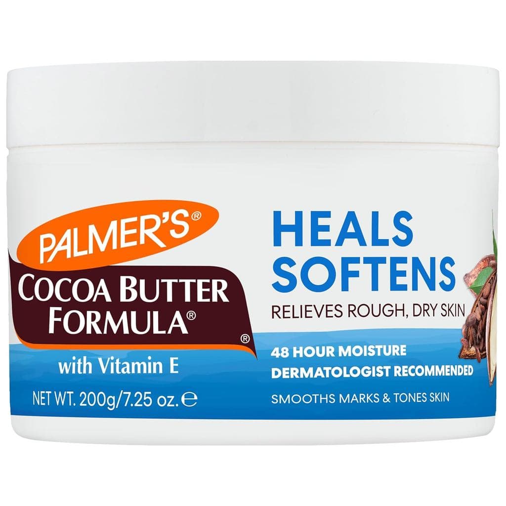 Loção Sólida de Cuidado Diário com Manteiga de Cacau Palmer's, com Vitamina E, adequada para pele extremamente seca, pos