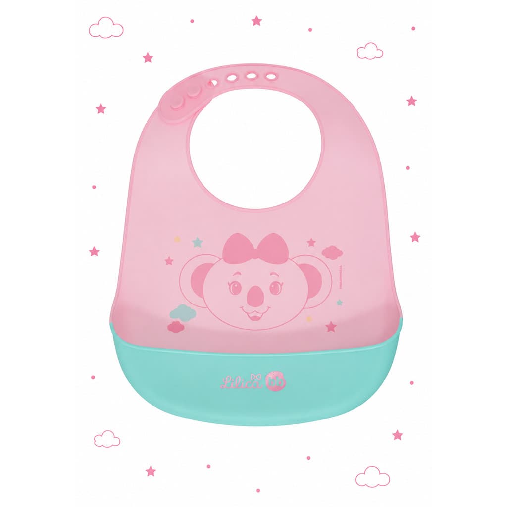 Babador Silicone Lilica Ripilica Bb Meninas Infantil