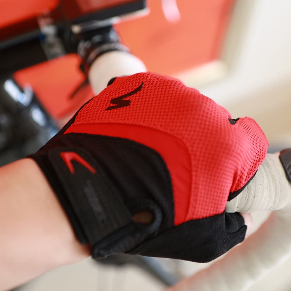 Luvas De Bicicleta De Montanha Ciclismo Em Gel Meio Dedo Respirável À Prova De Choque Especializada