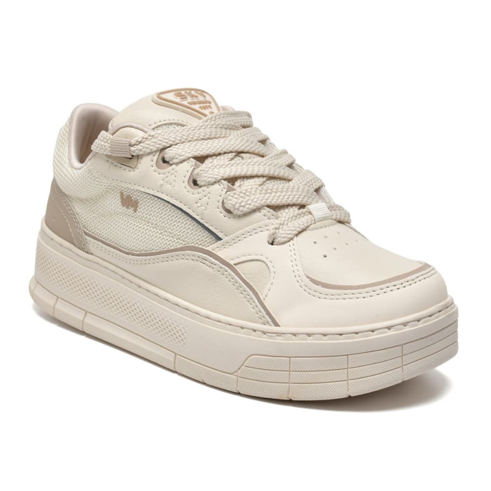 Tênis Feminino Via Marte Plataforma Chunky Casual Confortável Original Dia a Dia Respirável