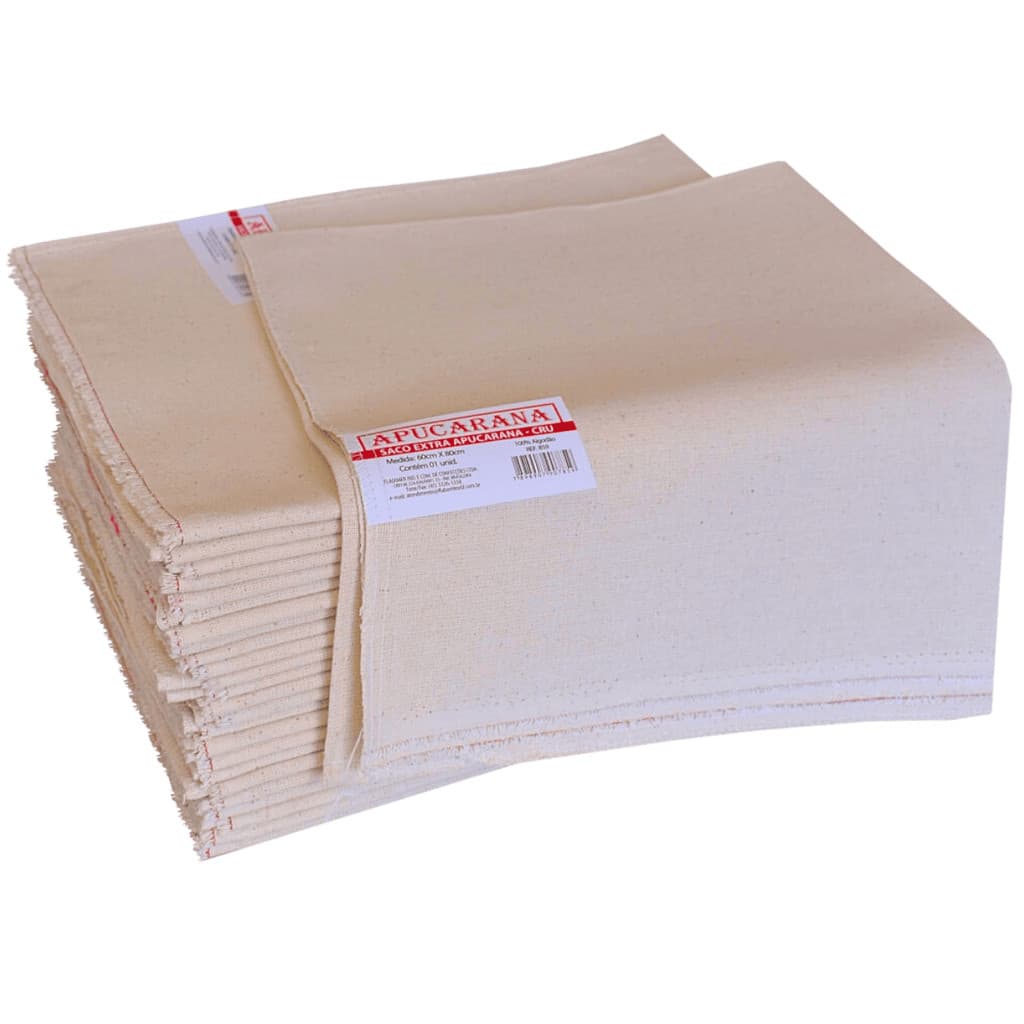 Saco cru Apucarana 60x80 - 25 unidades