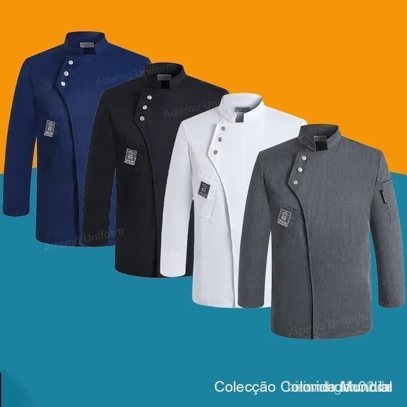 Jaquetas de Chef de Manga Curta, Uniforme de Cozinha, Camisa de Padaria, Casaco Curto Branco Respirável, Vestuário N3TX