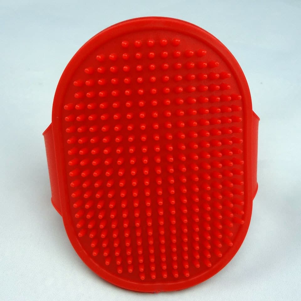 Fornecimento novo estilo escova de massagem de banho de borracha escova de massagem de banho de cachorro escova de massa