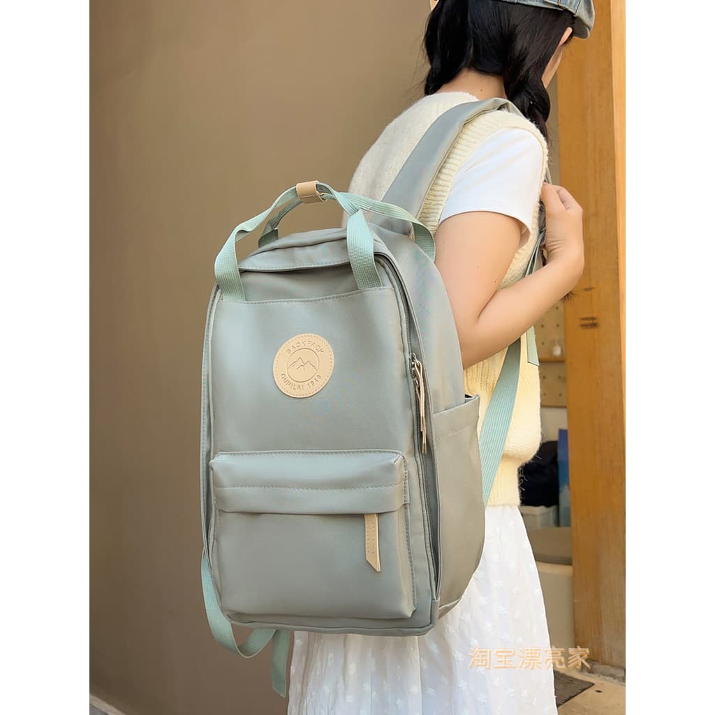 Mochila escolar feminina estudante do ensino médio estudante do ensino médio Multi-Purpose mochila menino leve mochila d