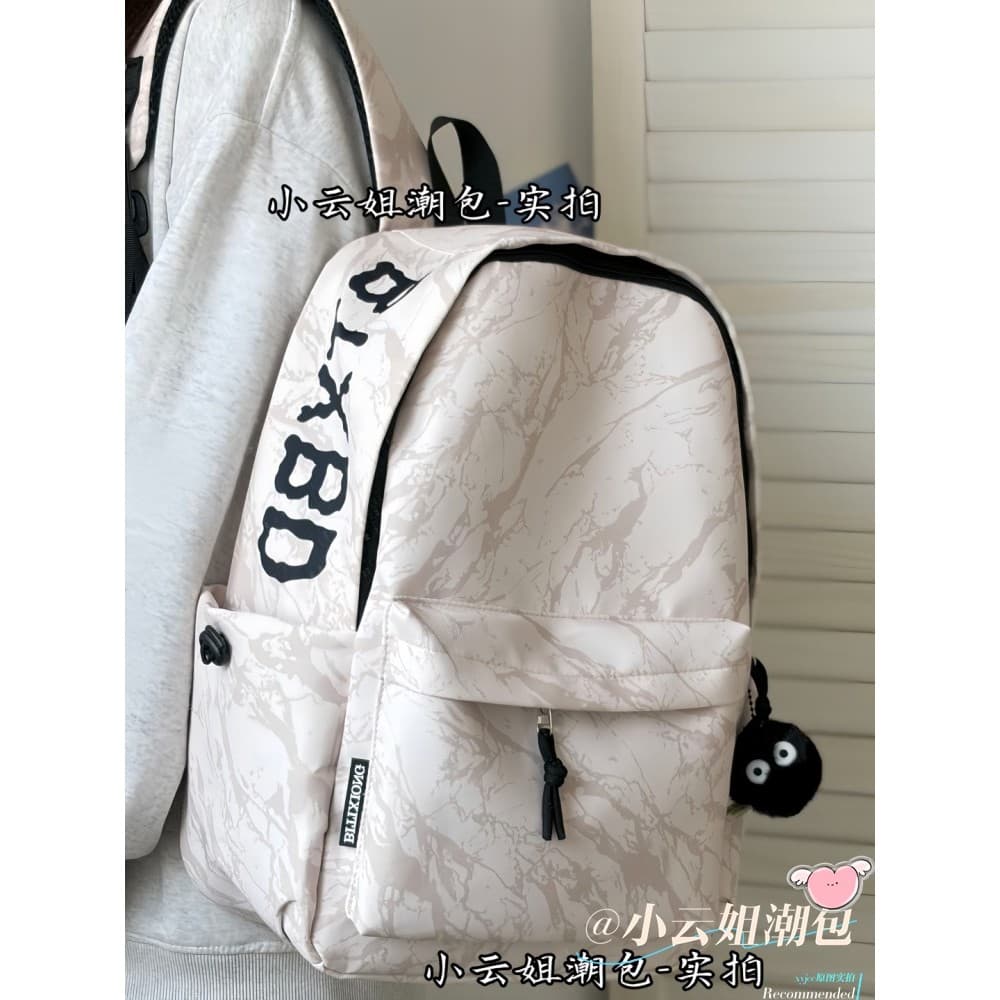 2025 inverno mochila feminina unissex estudante do ensino médio americano Retro estudante universitário grande capacidad