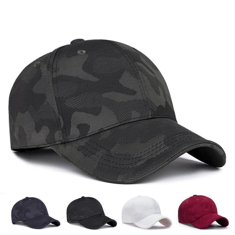 Bonés de Beisebol Masculinos Camuflados para Homens, Boné Camo para Atividades ao Ar Livre, Boné Militar Estilo Exército