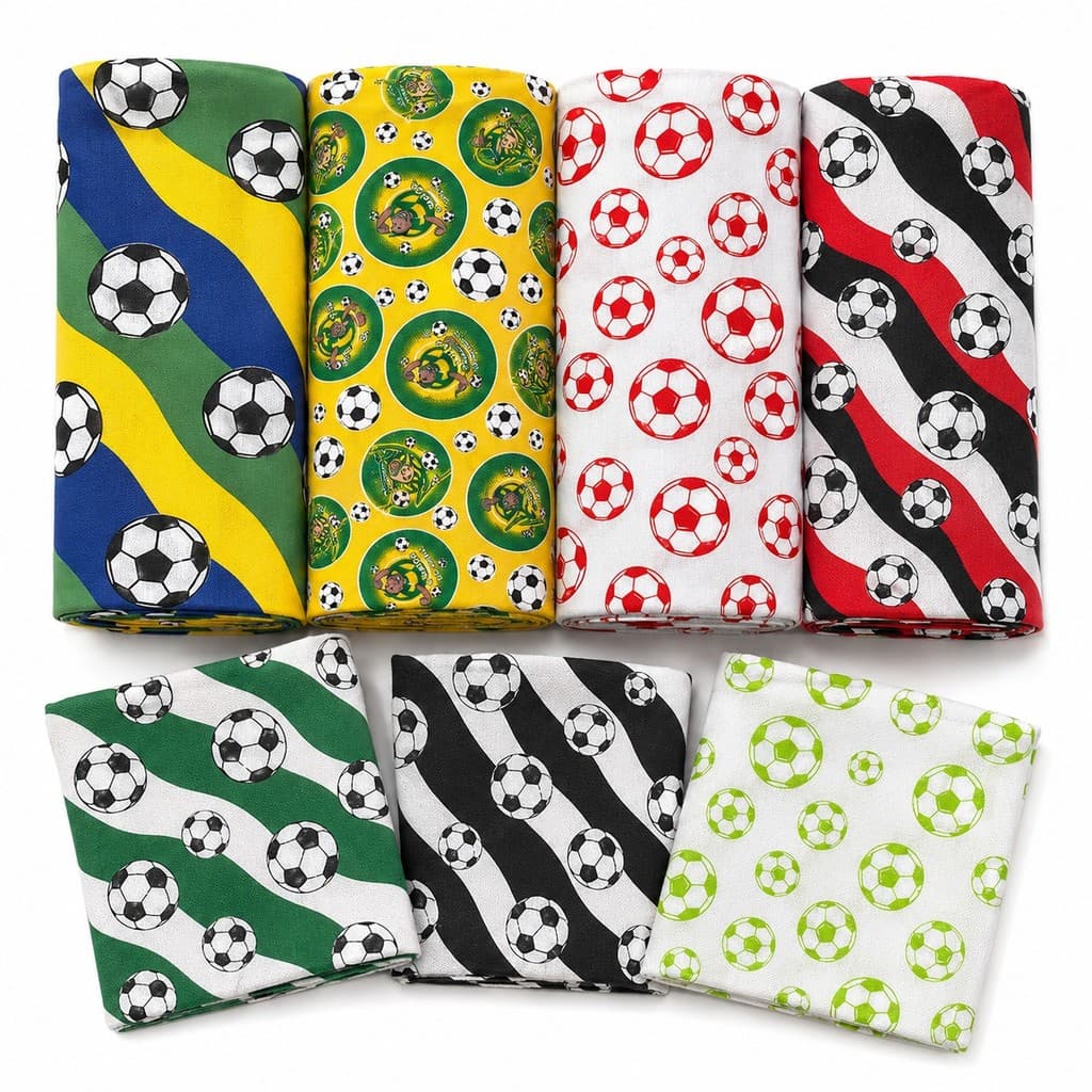 TNT Estampado Tema Futebol 1m x 1,40m Festa Decoração