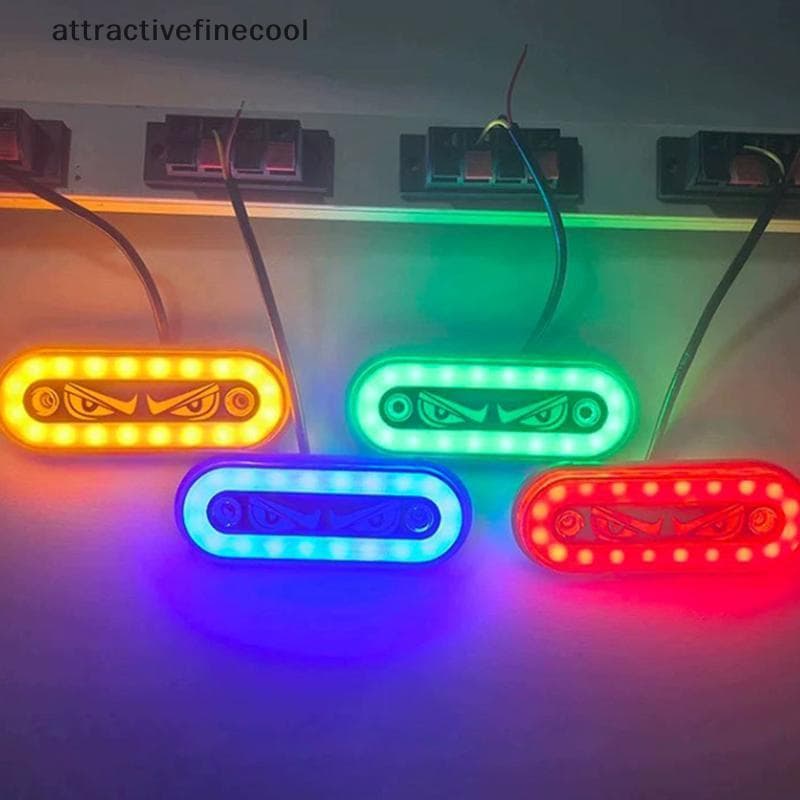 Marcadores Laterais LED De Alta Visibilidade 12V/24V Piscando E Modos De Luz Constante Para Reboques Trus Motocicletas