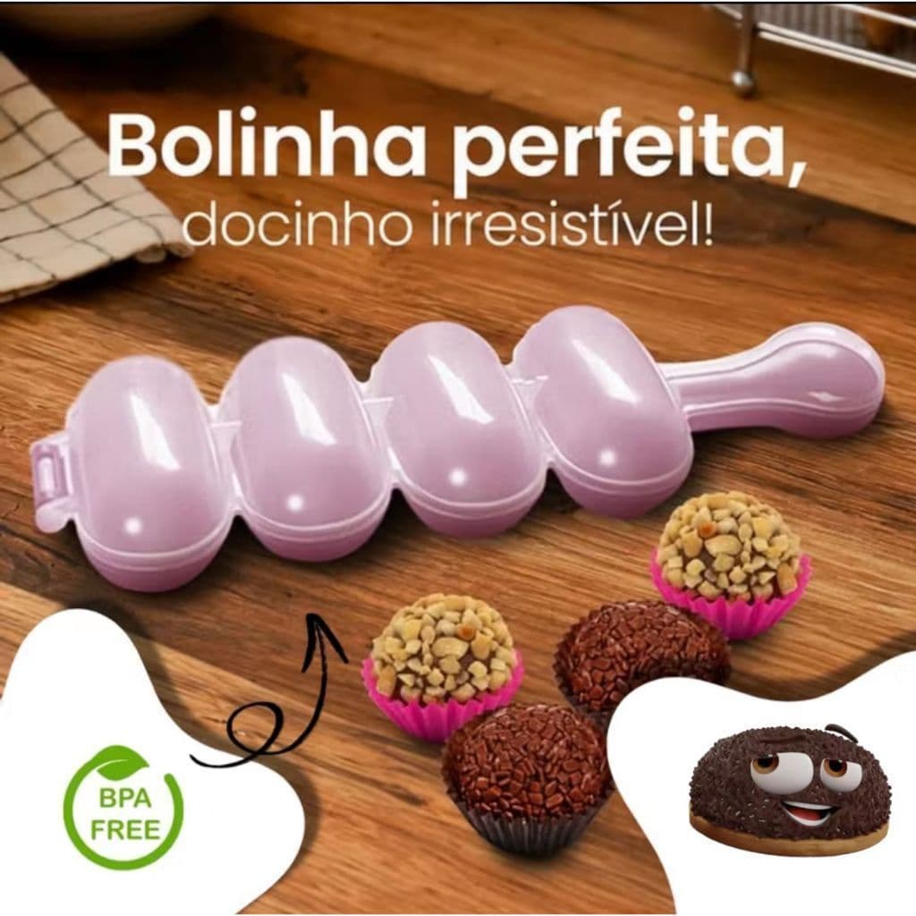 kit 2 enrolador de brigadeiro boleador sushi e beijinhos