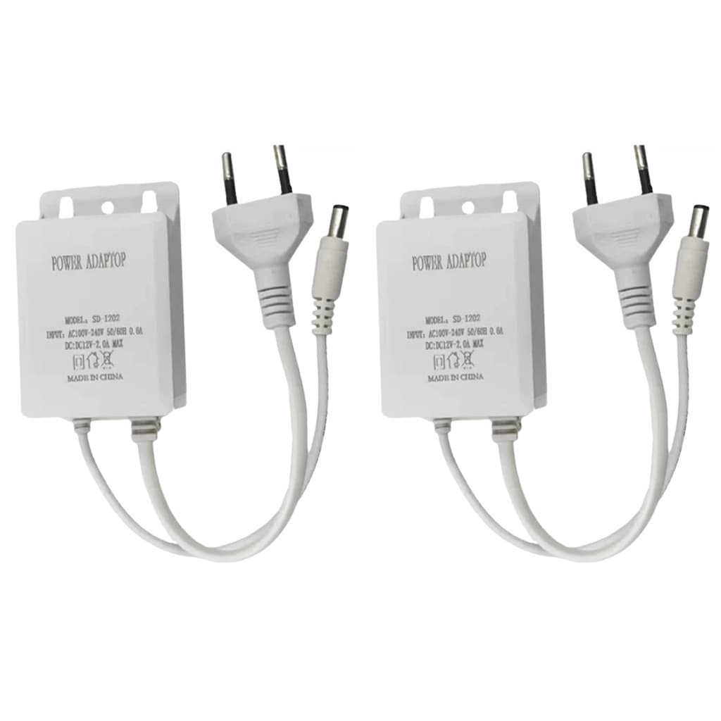Oferta com 2 Fonte Prova D'agua 12v-2a para Camera Cft V 110-220v Cor Branco