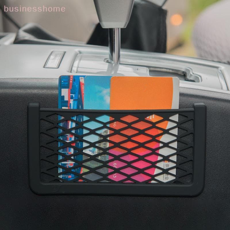 < busines > Organizador De Carro Saco De Armazenamento Pasta Automática Net Poeta Suporte Do Telefone Acessórios Pendura