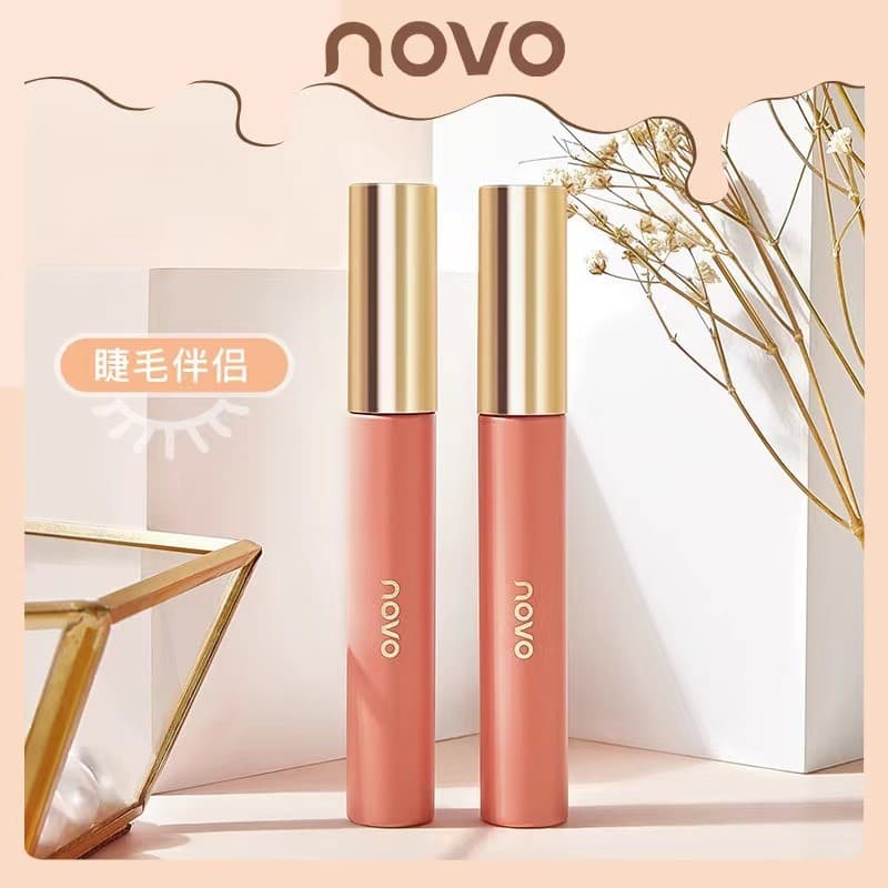 Novo rímel Primer feminino estilo líquido longo ondulação de longa duração à prova d'água sem manchas Dijia Dixia novo