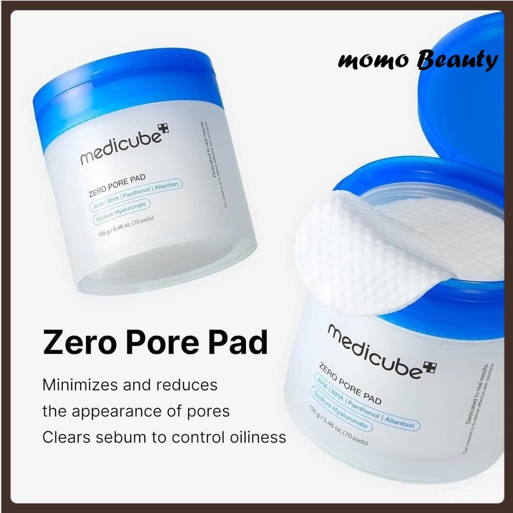 Almofada de ácido salicílico Zero Pore Pads Limpador de textura dupla face e cuidados com os poros