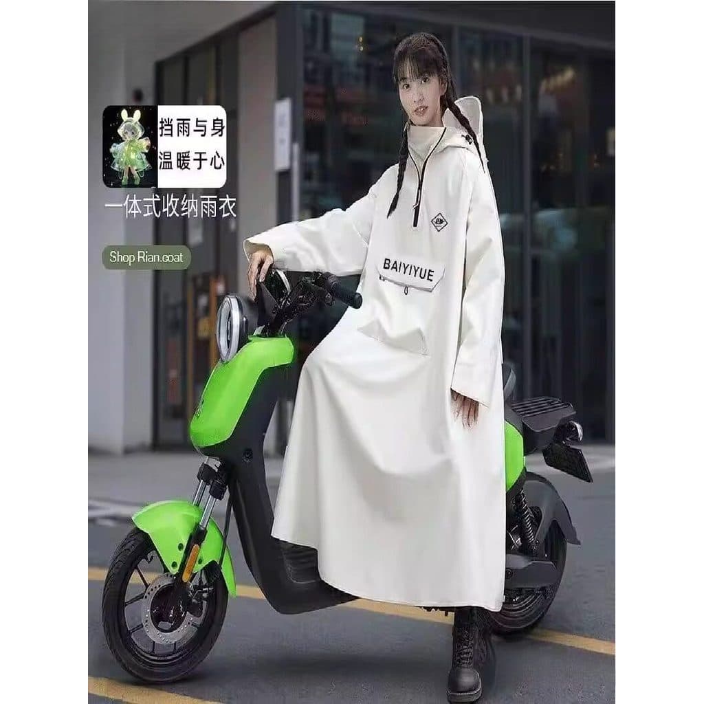 Bolso carro elétrico capa de chuva adulto motocicleta longo corpo inteiro chuva bateria carro das mulheres dos homens eq