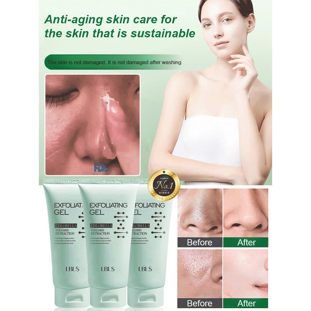 [Esfoliante Suave] JC-TK Facial Exfoliating Gel For Smooth Skin/Esfoliante Facial/Gel Para Todos Tipos De Pele