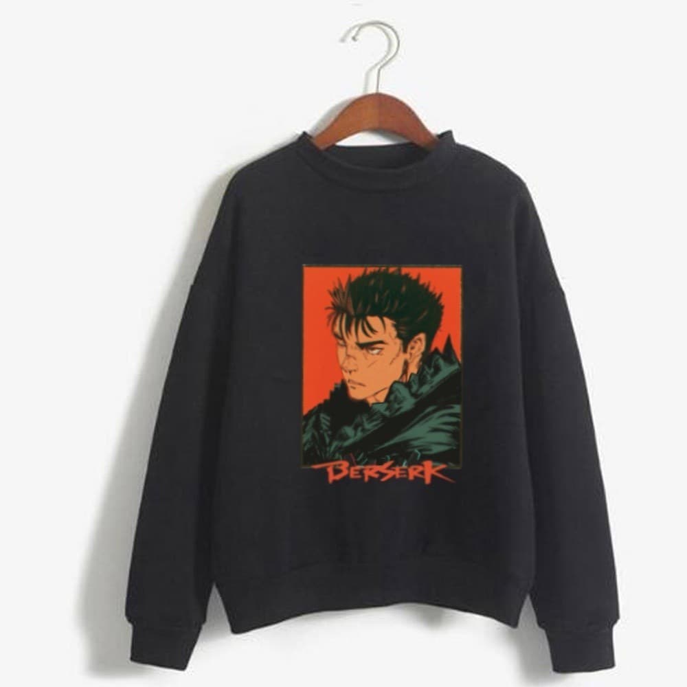 Blusa Moletom Gola Redonda Careca Berserk Anime