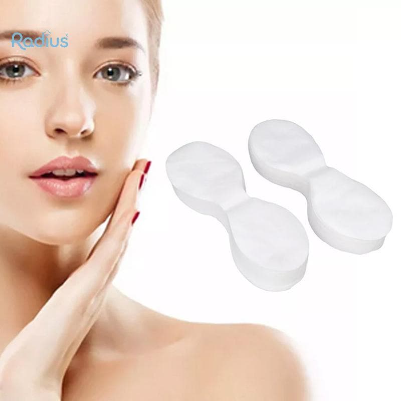 Raio 100/200 Pçs Máscara De Olho Descartável Papel Algodão Natural Remendos De Cuidados Com Os Olhos Para Mulheres Spa C