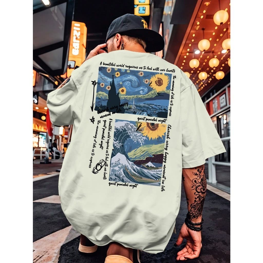 Camiseta Masculina Plus Size Streetwear Camisa Bascica  P ao GG 100% Algodão 30.1