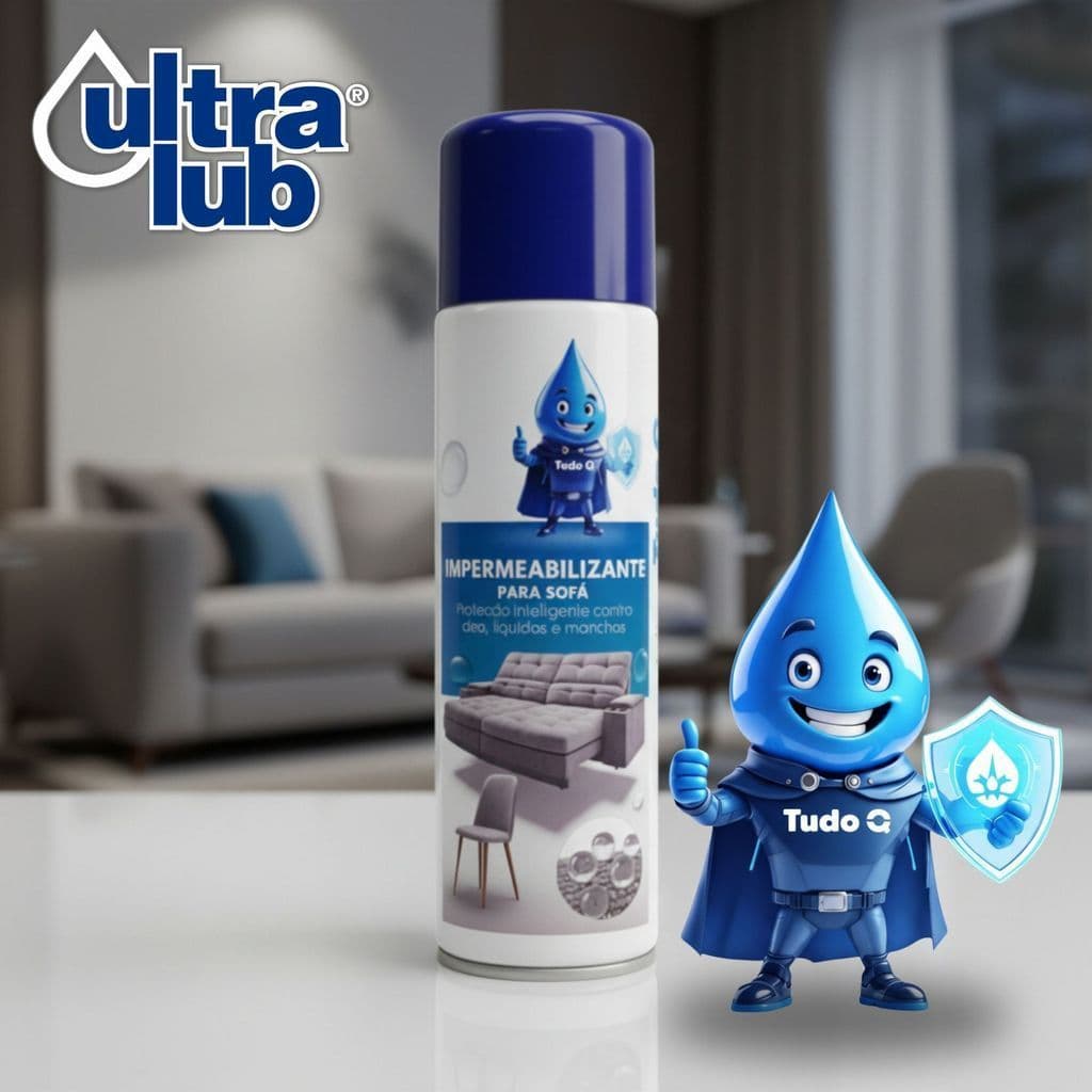 Impermeabilizante de Sofá 325ml Ultra Lub Proteção Máxima Anti Líquidos Manchas