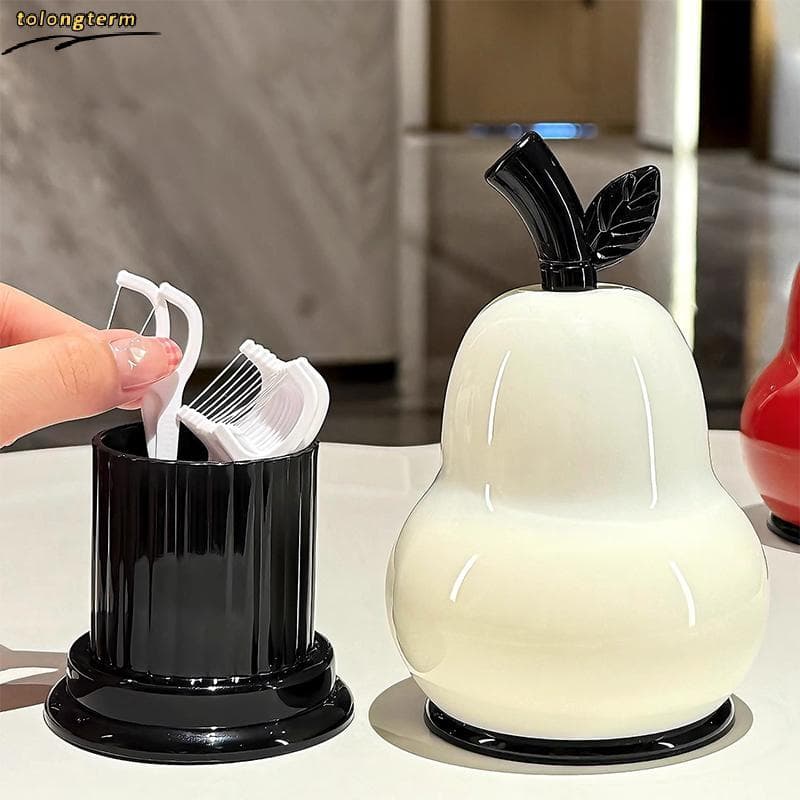 Luz Criativa De Luxo Nova Caixa De Dente Doméstico Cotonete Armazenamento De Fio Dental High-end Frasco De Alto Valor