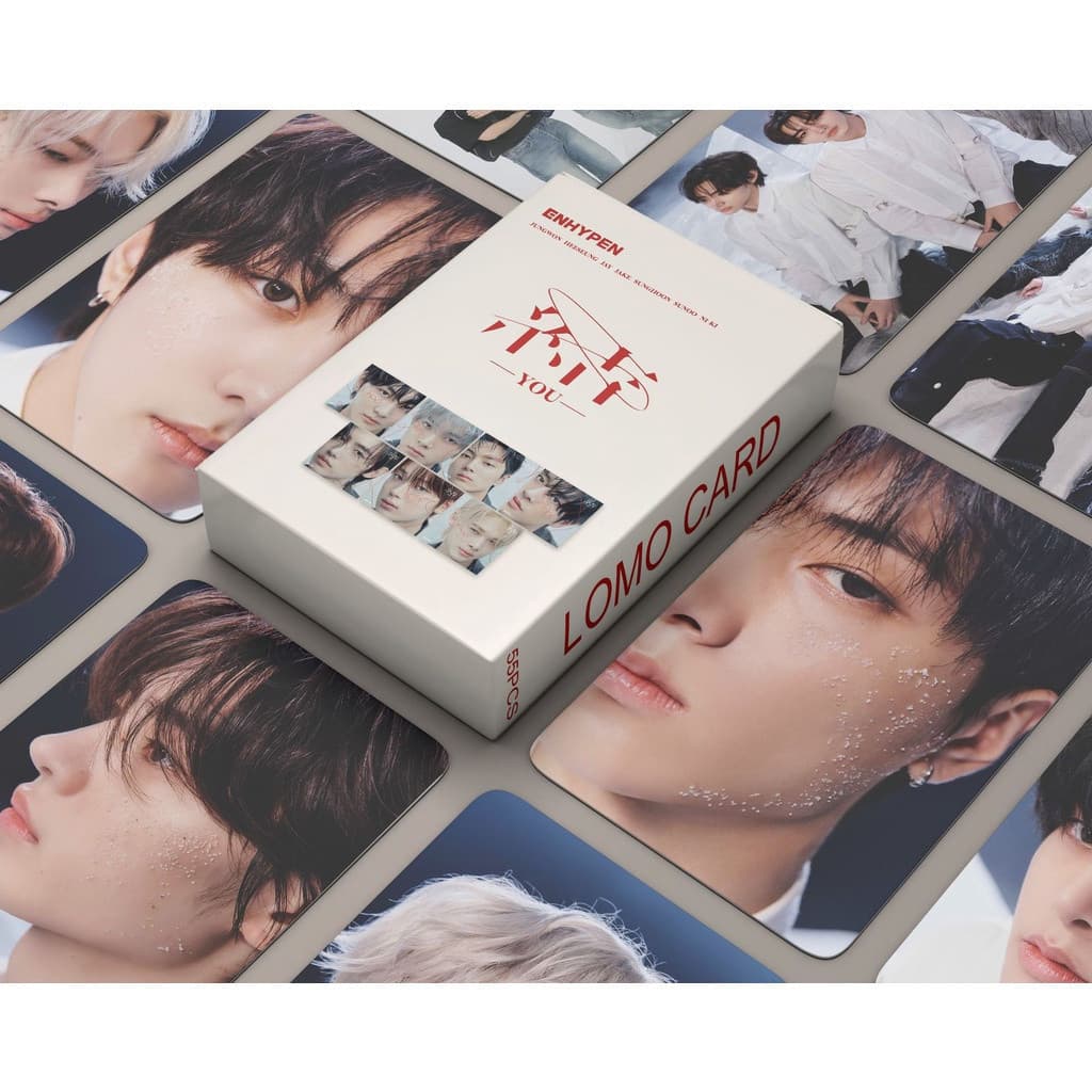 KPOP 55 peças/caixa ENHYPEN Photocard-YOU-A Ver LOMO Postcard UGHT CJJB