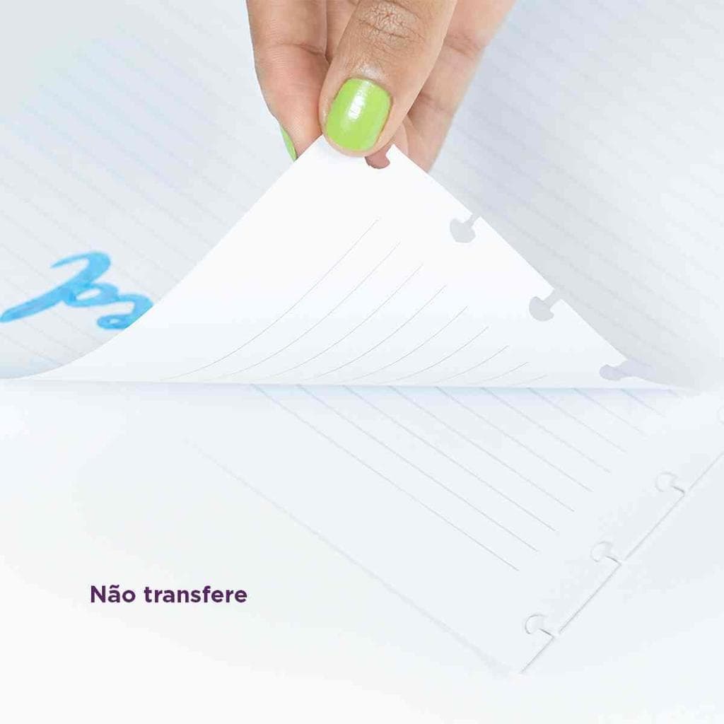 Caderno Inteligente Refil Grande Pautado 90 g 100 fls. - Caderno Inteligente