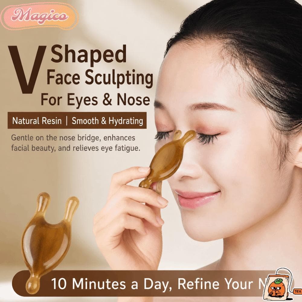 Ferramenta De Massagem Facial MAGICO , Manual De Raspador De Guasha Portátil De Levantamento De Dragagem Meridiana