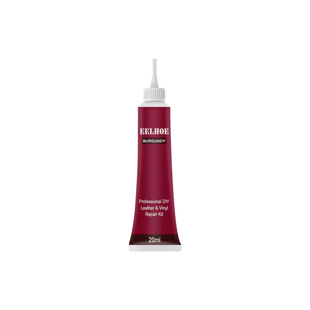 Creme Restaurador de Cor para Couro Automotivo EELHOE (Vermelho Vinho) para Bolsas de Couro, Sapatos de Couro, Sofás de