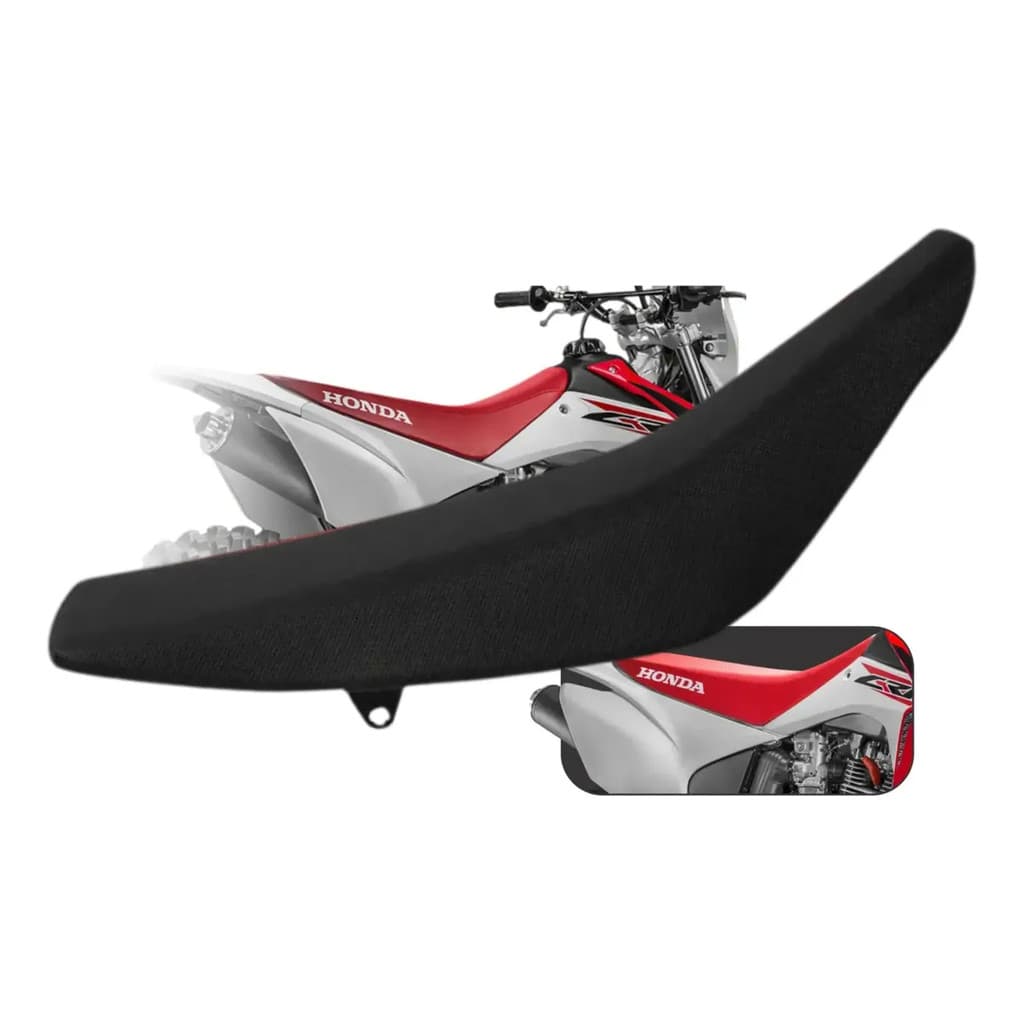 Banco Completo Crf 230f Honda Crf230f Assento Emborrachado para crf ou adaptação preto