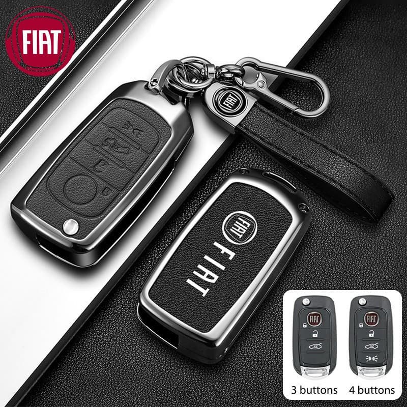 Nova Capa para Chave de Carro FIAT PALIO/Strada/UNO/PUNTO/500/PANDA/BRAVO/MOBI Chaveiro NMTJ