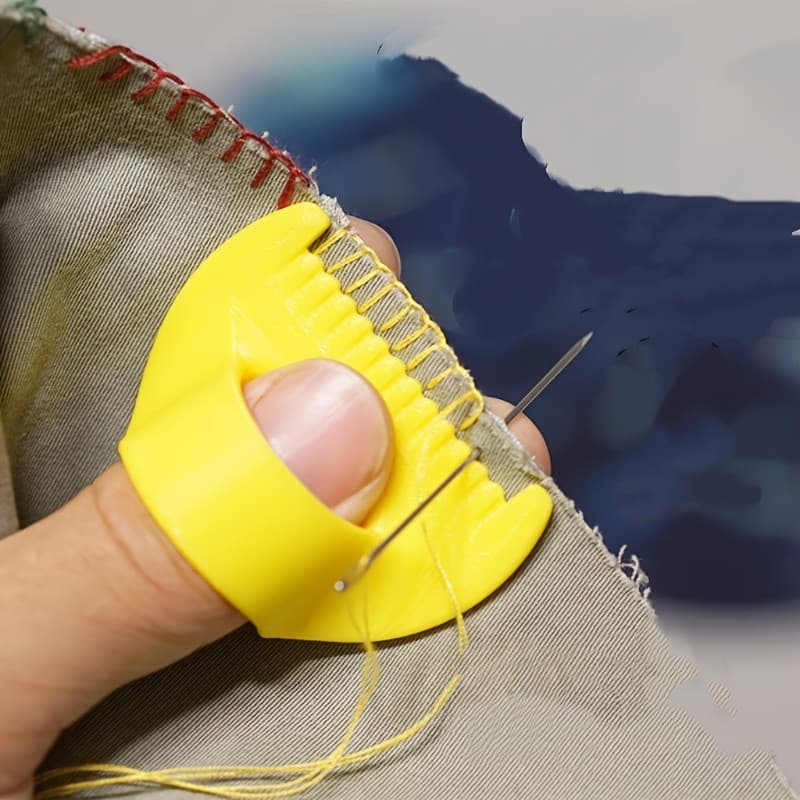 Guia Simples de Costura para Iniciantes e Idosos - Ferramenta Manual de Plástico com Passo de 4mm para 3 Projetos de Art