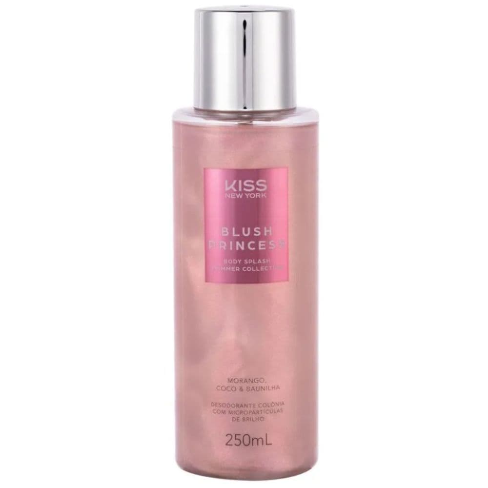 Body Splash Shimmer Collection Blush Princess 250ml - Kiss New York