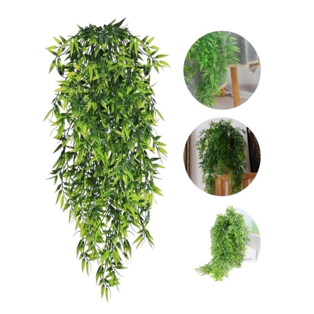 Pendente Artificial 80cm Para Decoração De Casa Para Compor Vasos, Arranjos E Decorar Pendente Bambu Enfeite Decorativas