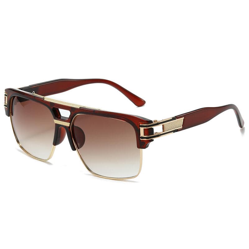 Clássico Masculino Proteção UV Óculos De Sol Glamour Moda Feminina Retro Vintage Tons Quadrados