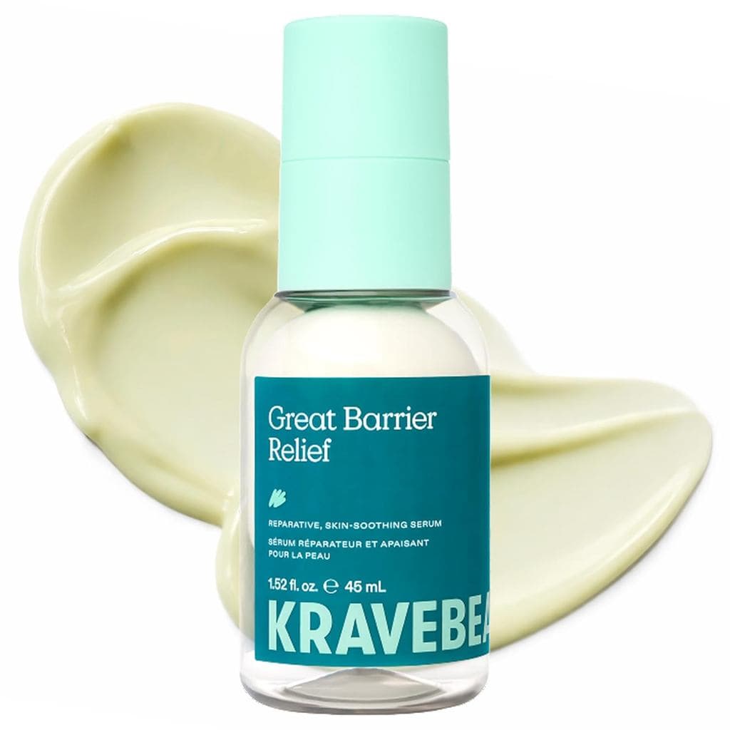 KraveBeauty Sérum Calmante para Pele Seca ou Sensível, Hidrata e Repara a Barreira Cutânea, Sérum Facial Suavizante com