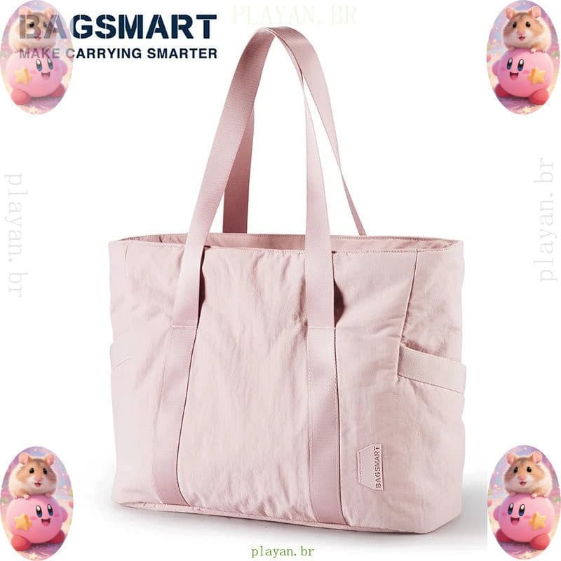 2025 Nova BAGSMART Bolsa Feminina de Grande Capacidade, Ombro Casual, Portátil, Bolsa de Compras Transversal