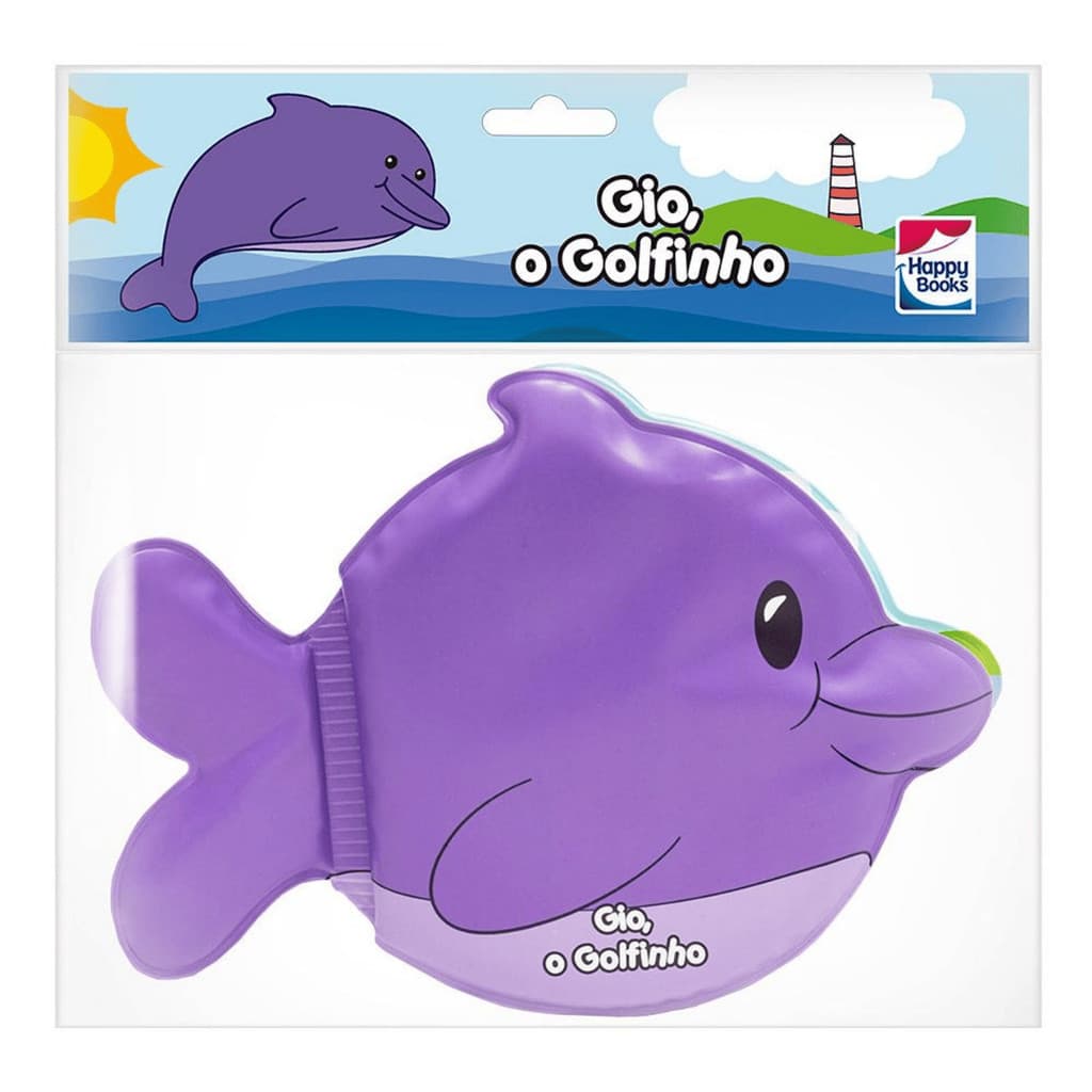Livro de Banho Amigos da Agua: Gio, o Golfinho com Som - Happy Books